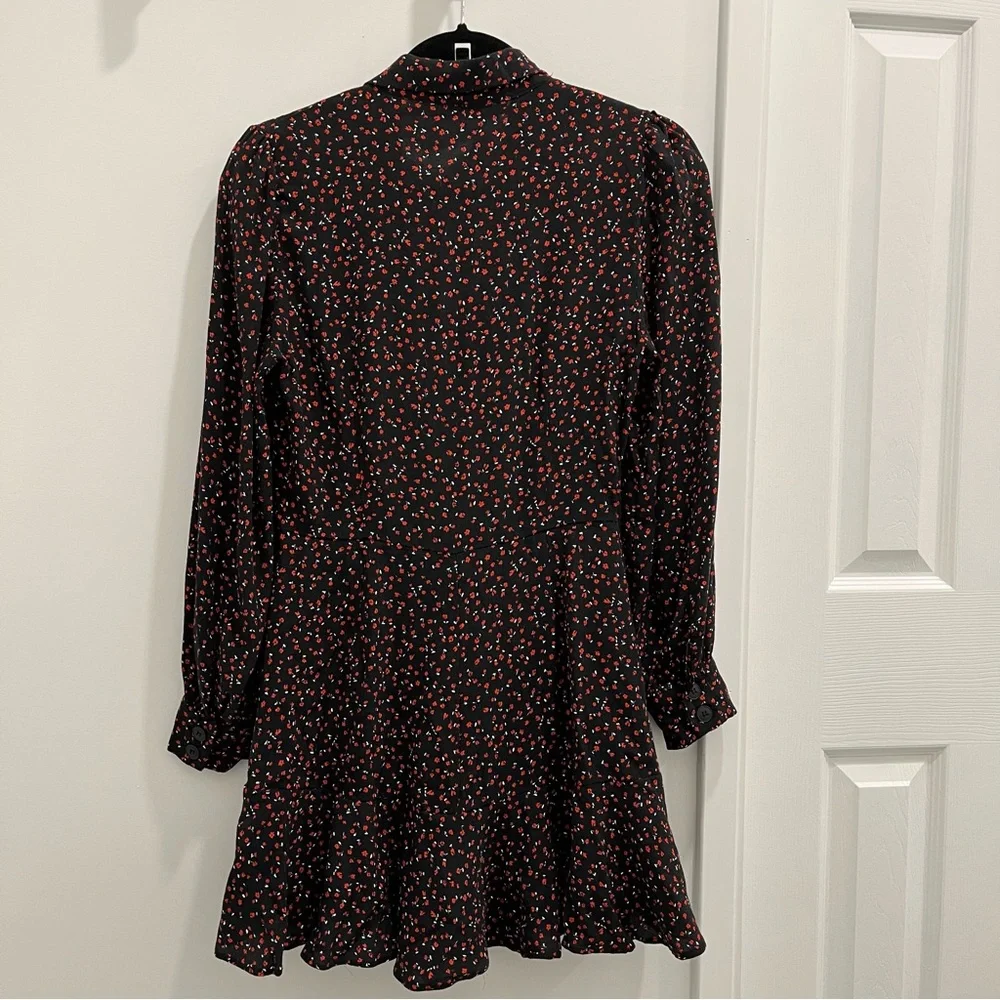 Zara black ditsy print romper - Picture 6 of 6